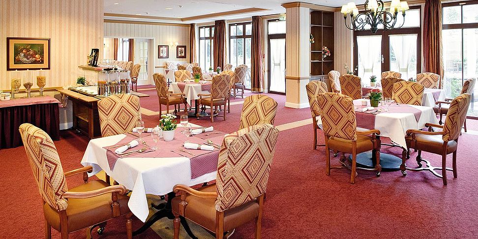 Das niveauvolle Restaurant im Seniorenheim Muenchen