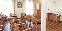 Das Pflegeheim Otzberg verfügt über einen eigenen Andachtsraum.