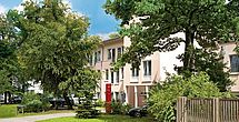 Das Pflegeheim Pullach in der Frontalansicht