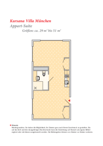 Appart-Suite ca. 29-51 qm