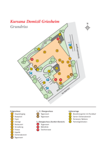 Lageplan Kursana Domizil Griesheim