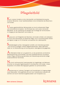 Unser Pflegeleitbild