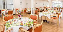 Das einladende und stilvolle Restaurant im Pflegeheim Berlin - Landsberger Tor