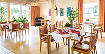 Einladende und stilvolle Restaurant im Pflegeheim Weimar