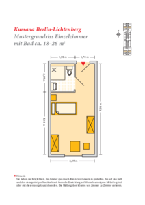 Beispiel Einzelzimmer