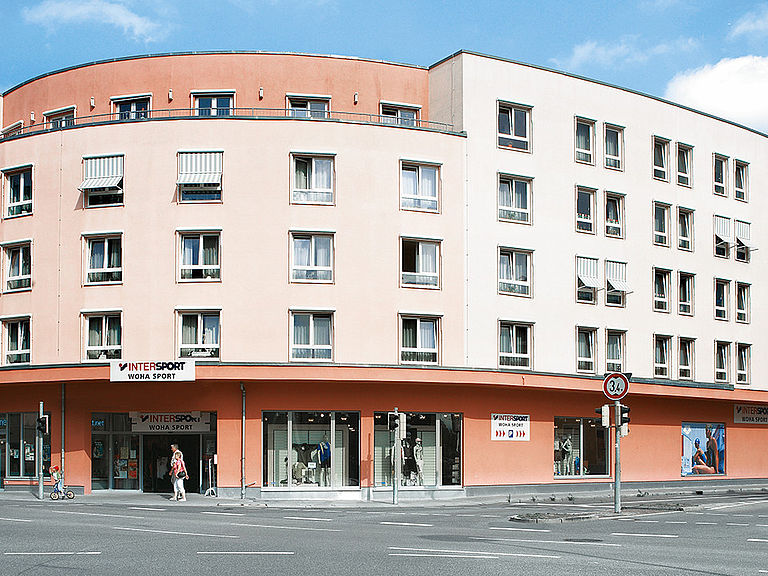 Das Pflegeheim Aalen in der Frontalansicht