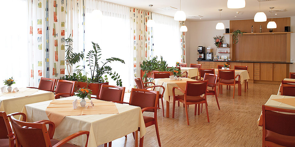 Das einladende und stilvolle Restaurant im Pflegeheim Torgelow, Haus am Tanger