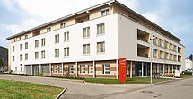 Das Pflegeheim Donzdorf in der Frontalansicht