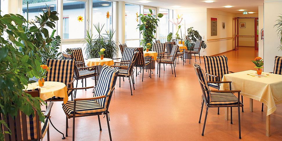 Das schöne Foyer im Pflegeheim Siegen
