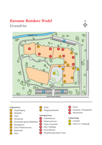 Lageplan Kursana Residenz Wedel