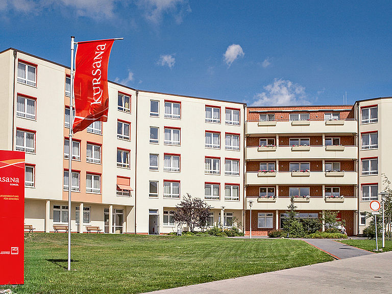 Das Pflegeheim Stavenhagen in der Frontalansicht