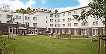 Das Pflegeheim Buchholz in der Frontalansicht