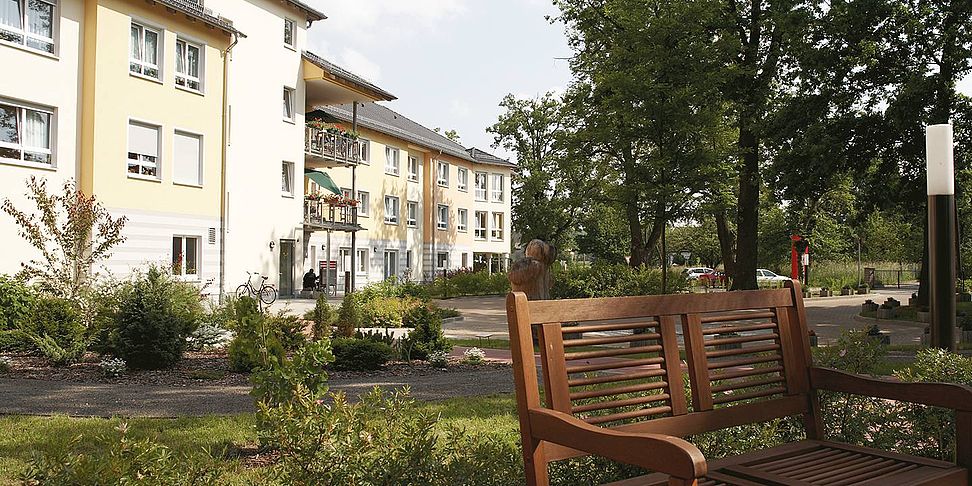 Das Pflegeheim Bad Muskau mit seinem idyllischen Garten
